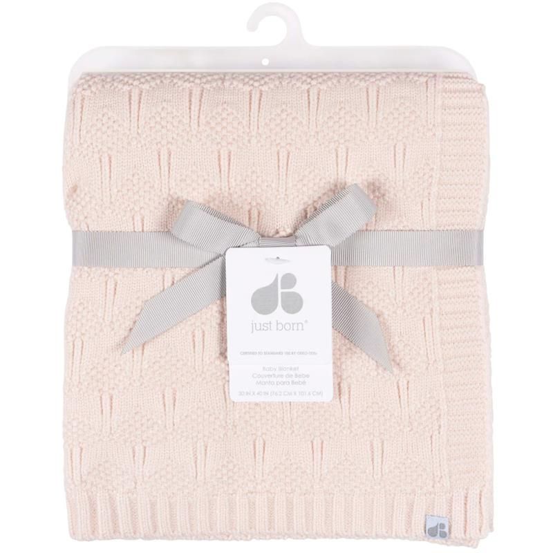 1 pc Manta de punto para bebé beige