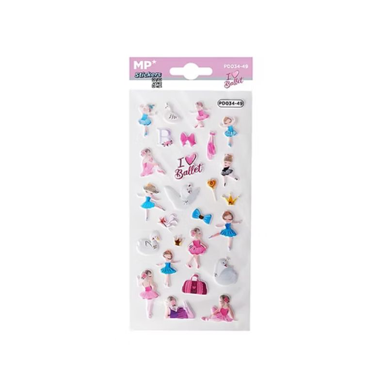 Pegatinas Stickers Relieve Ballet