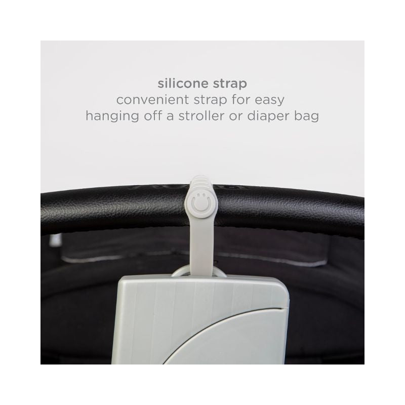 Dispenser de toallitas on the go gris