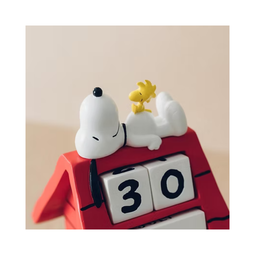 Calendario Perpetuo 3D Casa de Snoopy