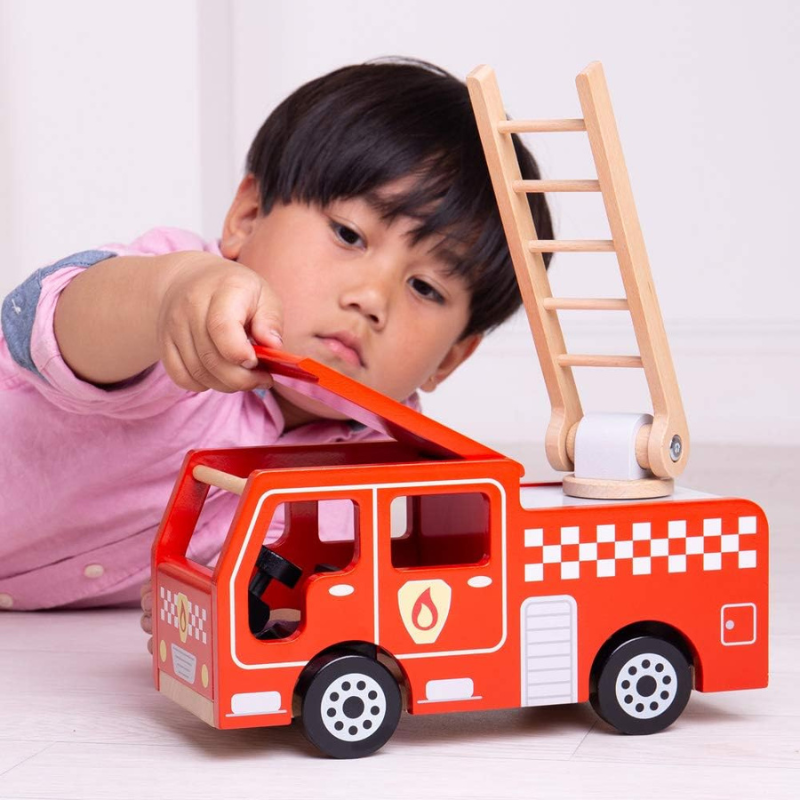 Carro de bomberos de ciudad