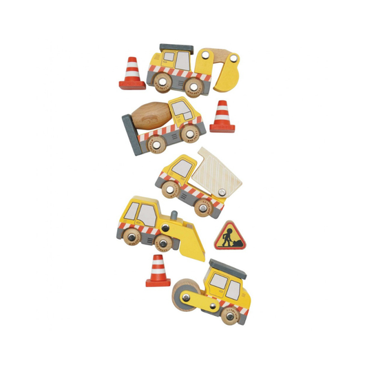 Set x5 vehículos para la construcción (le toy van)