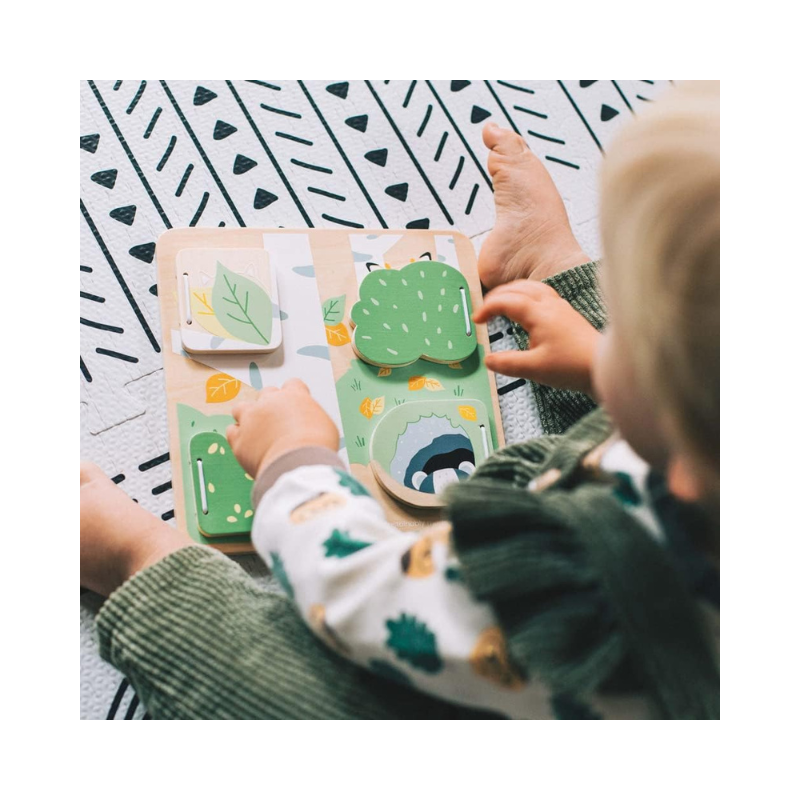 Puzzle hide and seek . Bosque (Bigjigs)