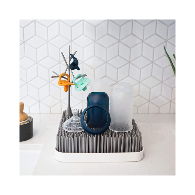 Rejilla de secado Cesped gris/blanco Mediano