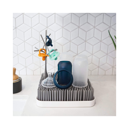 Rejilla de secado Cesped gris/blanco Mediano