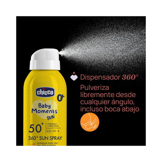 Protector solar spray 360 spf 50+