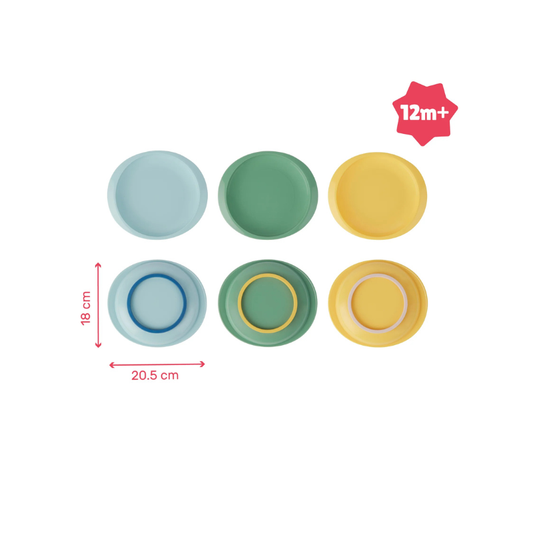 Platos antidelizantes x3