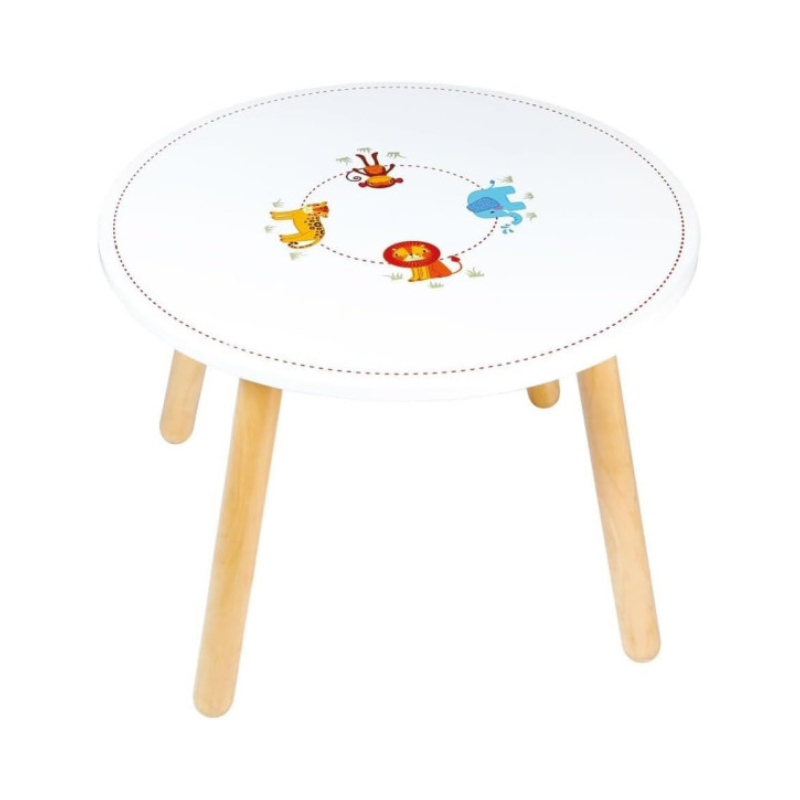 Mesa - animales de la jungla