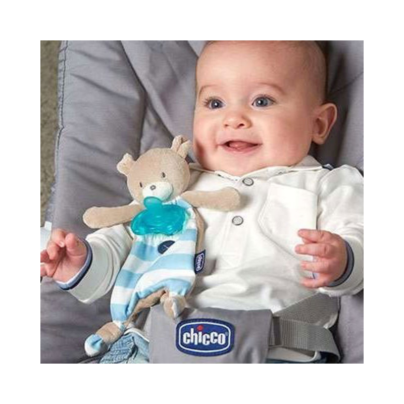 Portachupetes Pocket friend azul