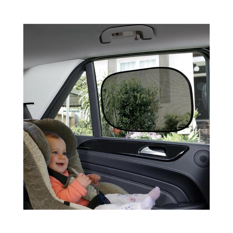 Parasoles de auto INSTA-CLING, PAQUETE DE 2, NEGRO