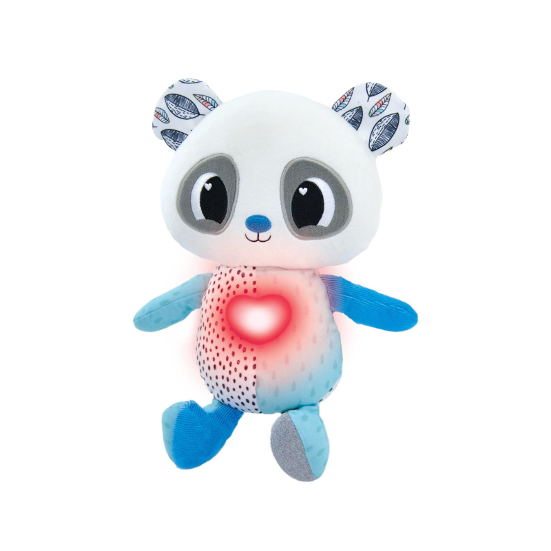 Panda de corazón relajante