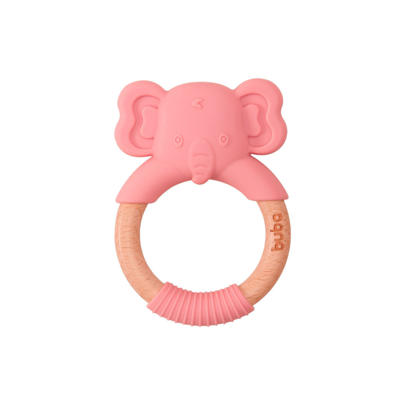 Mordedor elefante rosa