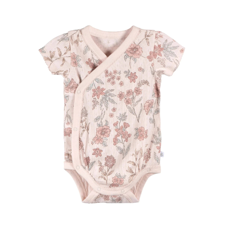 JUST BORN 3PC BODYS - KIMONO ROSADO