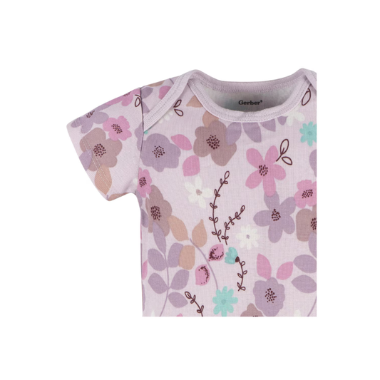 Body de una pieza Floral - Lila