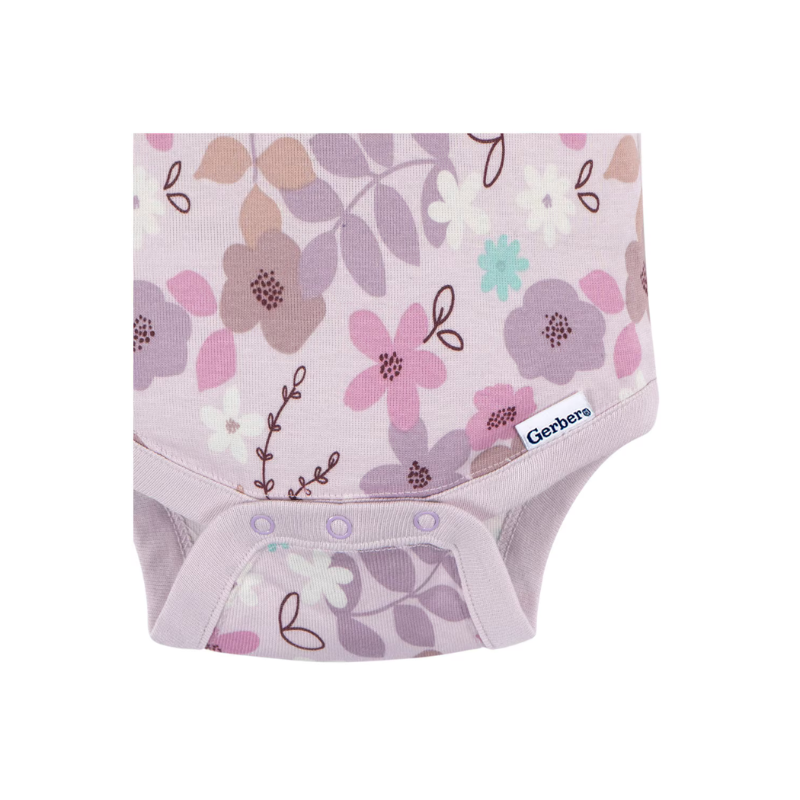 Body de una pieza Floral - Lila