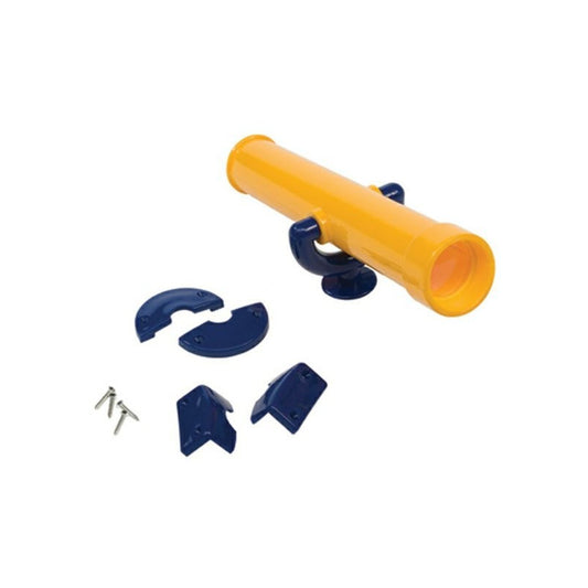 Telescopio infantil amarillo-azul
