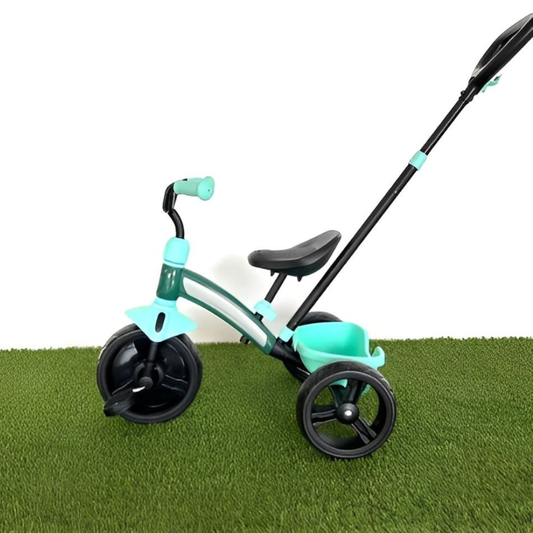 2 en 1 Triciclo básico verde