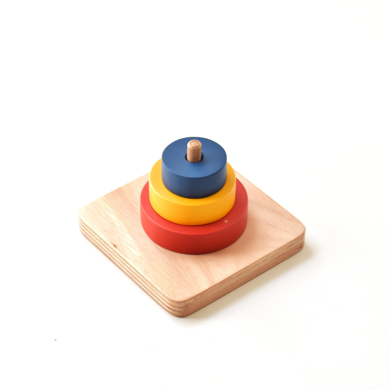 Apilables Montessori de 3 discos