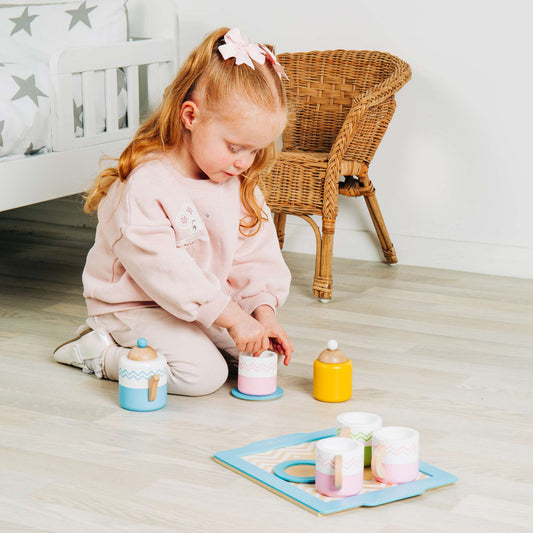 Juego de bandeja de té