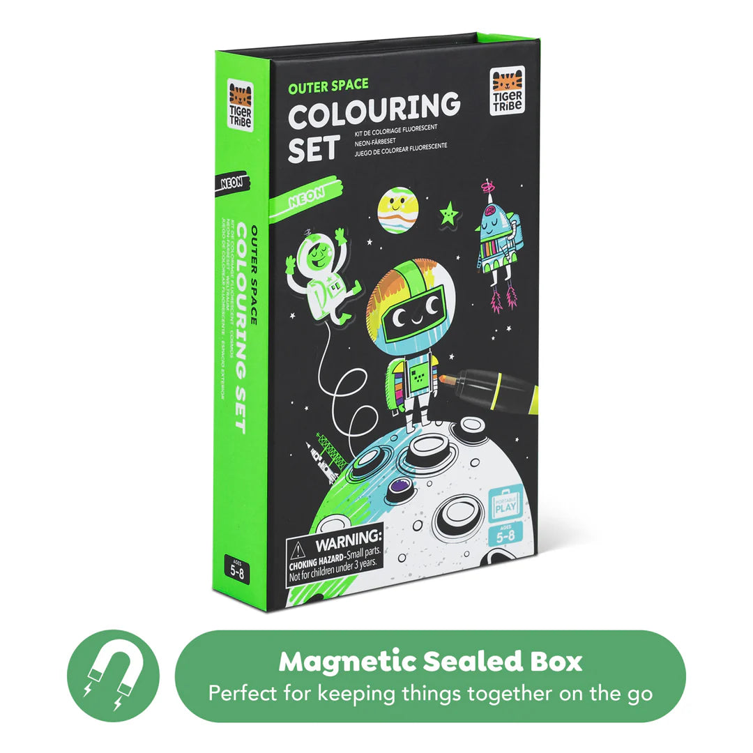 Set para Colorear Neón – Espacio Exterior