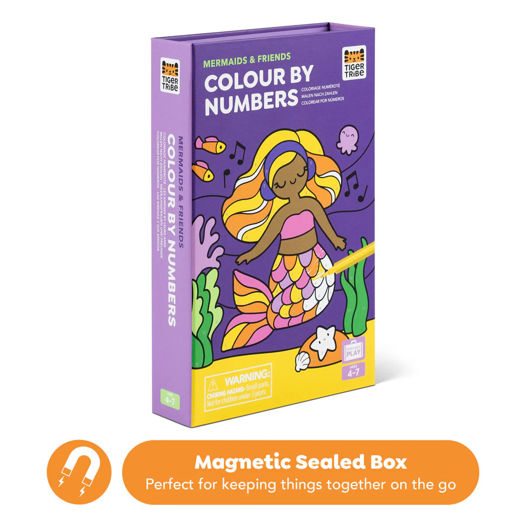 Colorear por Números – Sirenas y Amigos