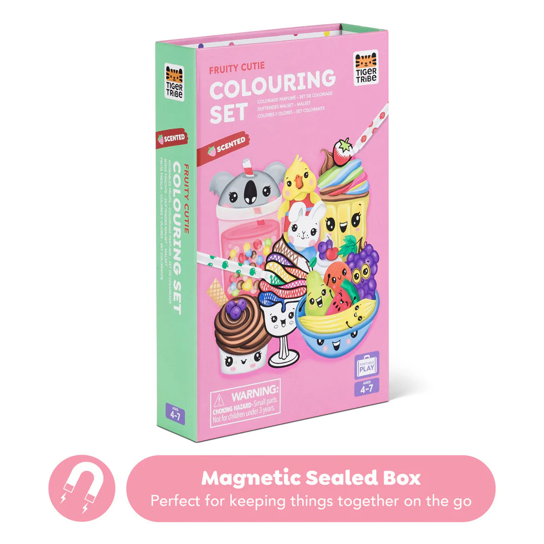 Colorear con Aroma – Frutitas Divertidas