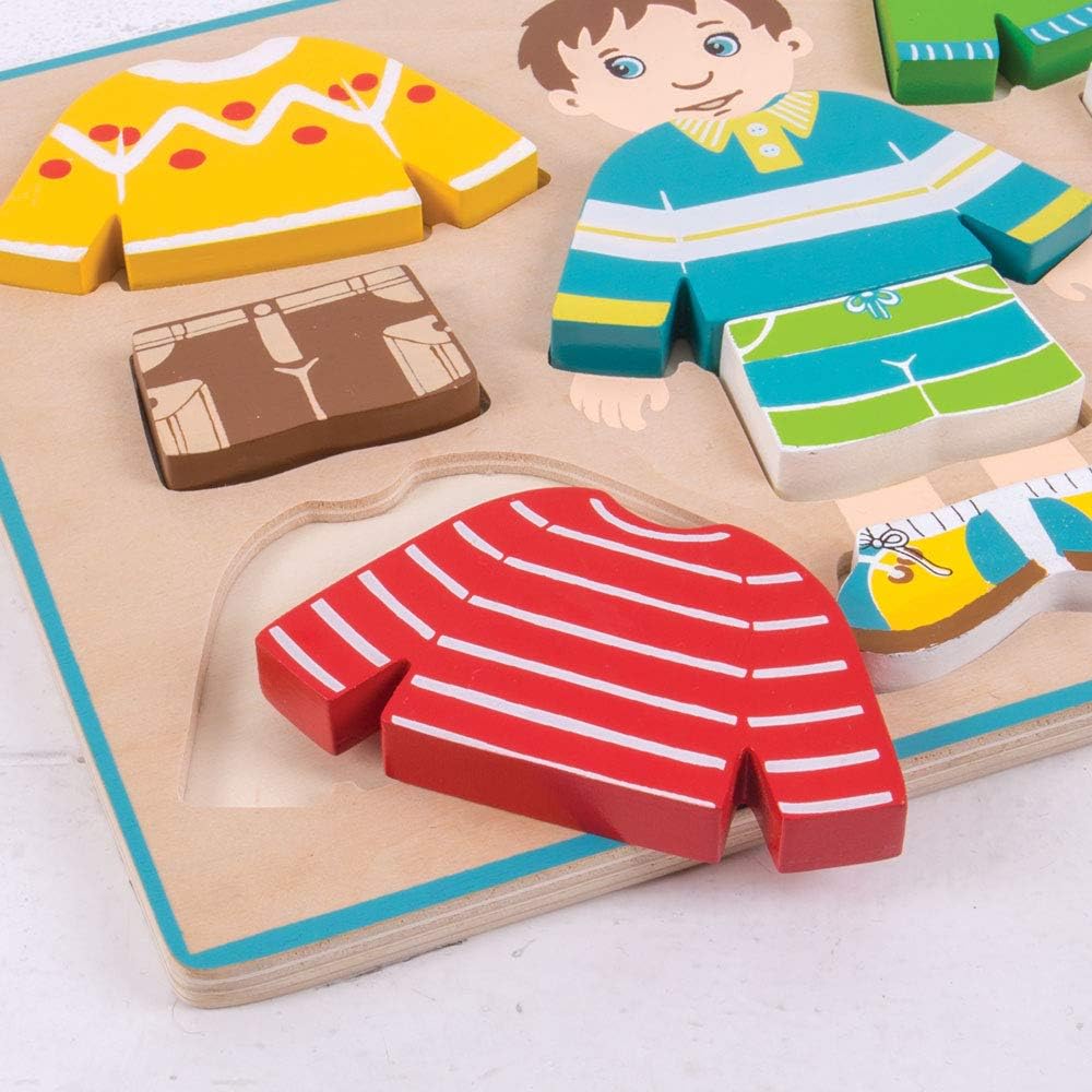 Rompecabezas de vestir niño