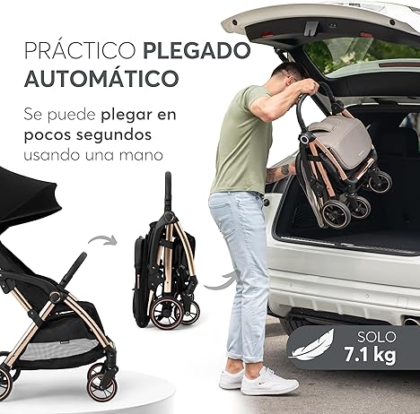 Carrito Eden gris autoplegable