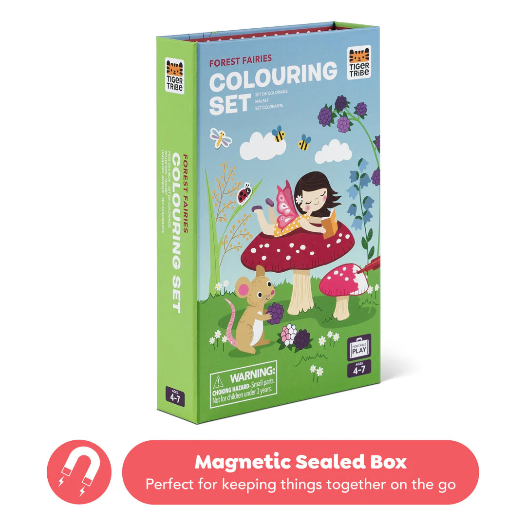 Set para Colorear – Hadas del Bosque