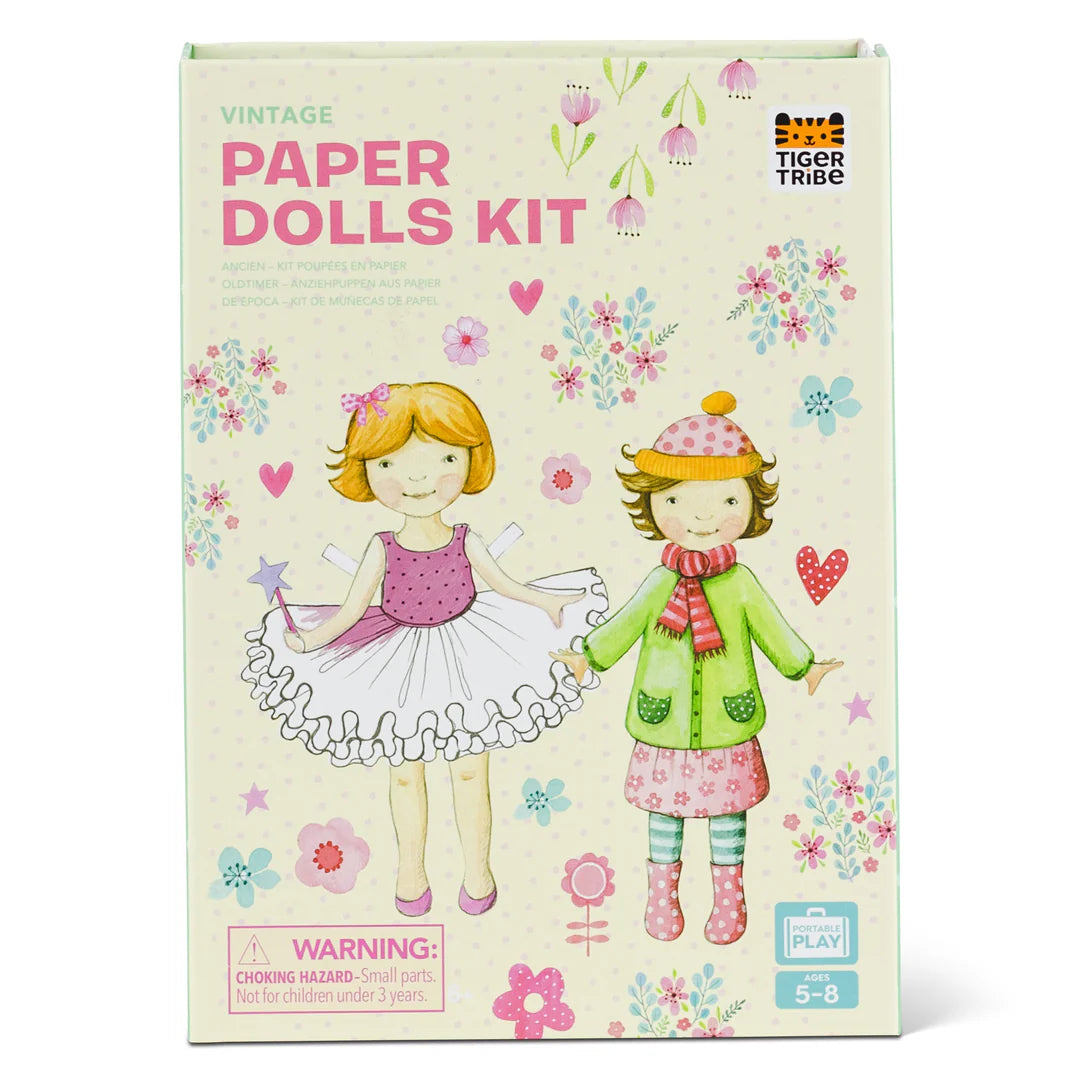 Kit de Muñecas de Papel – Estilo Vintage