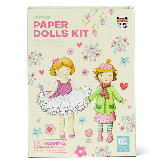 Kit de Muñecas de Papel – Estilo Vintage