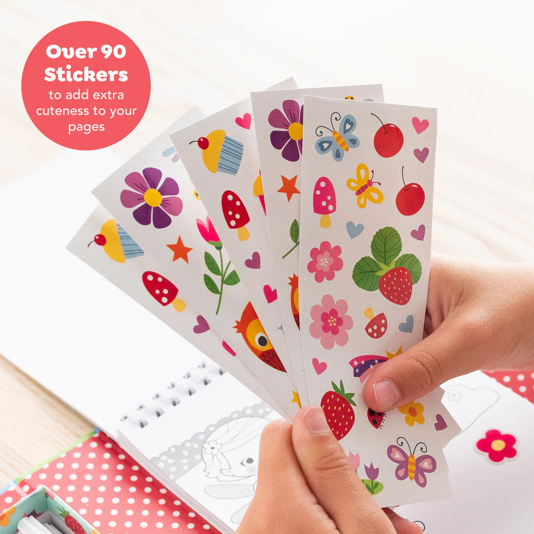 Set para Colorear – Hadas del Bosque