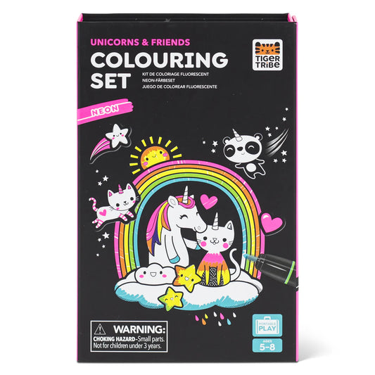 Set para Colorear Neón – Unicornios y Amigos