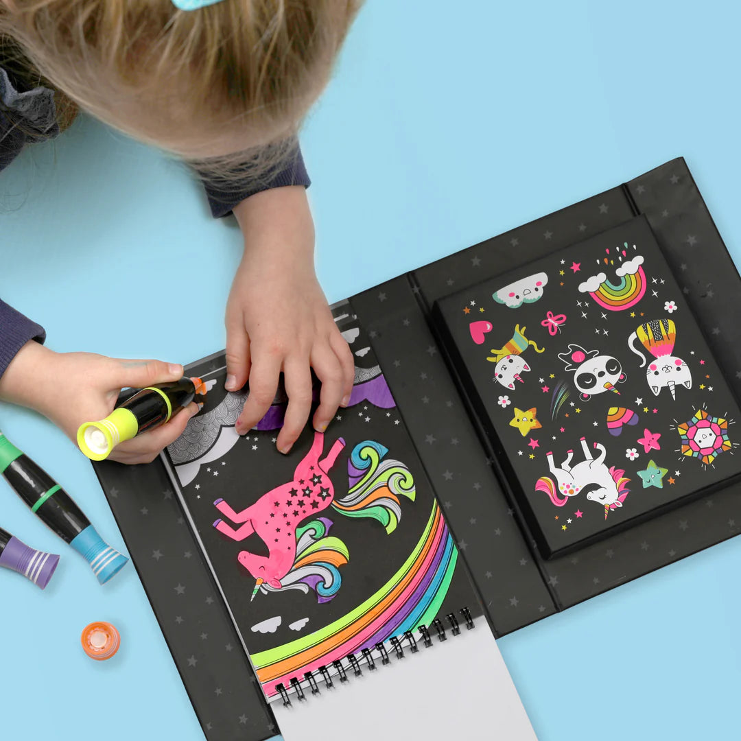 Set para Colorear Neón – Unicornios y Amigos
