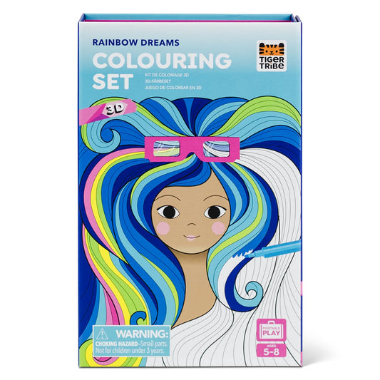 Set para Colorear 3D – Sueños de Arcoíris