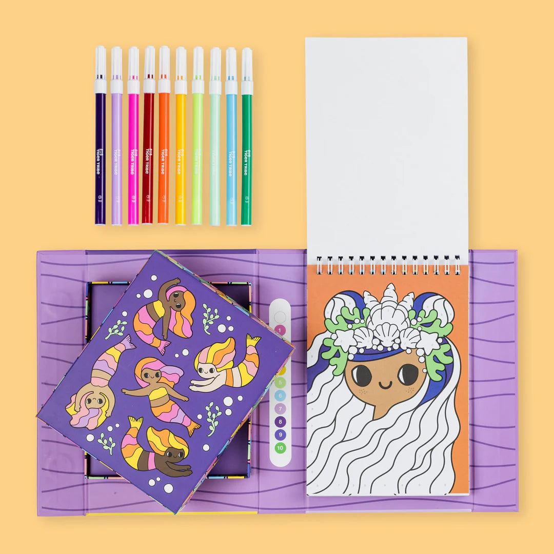 Colorear por Números – Sirenas y Amigos