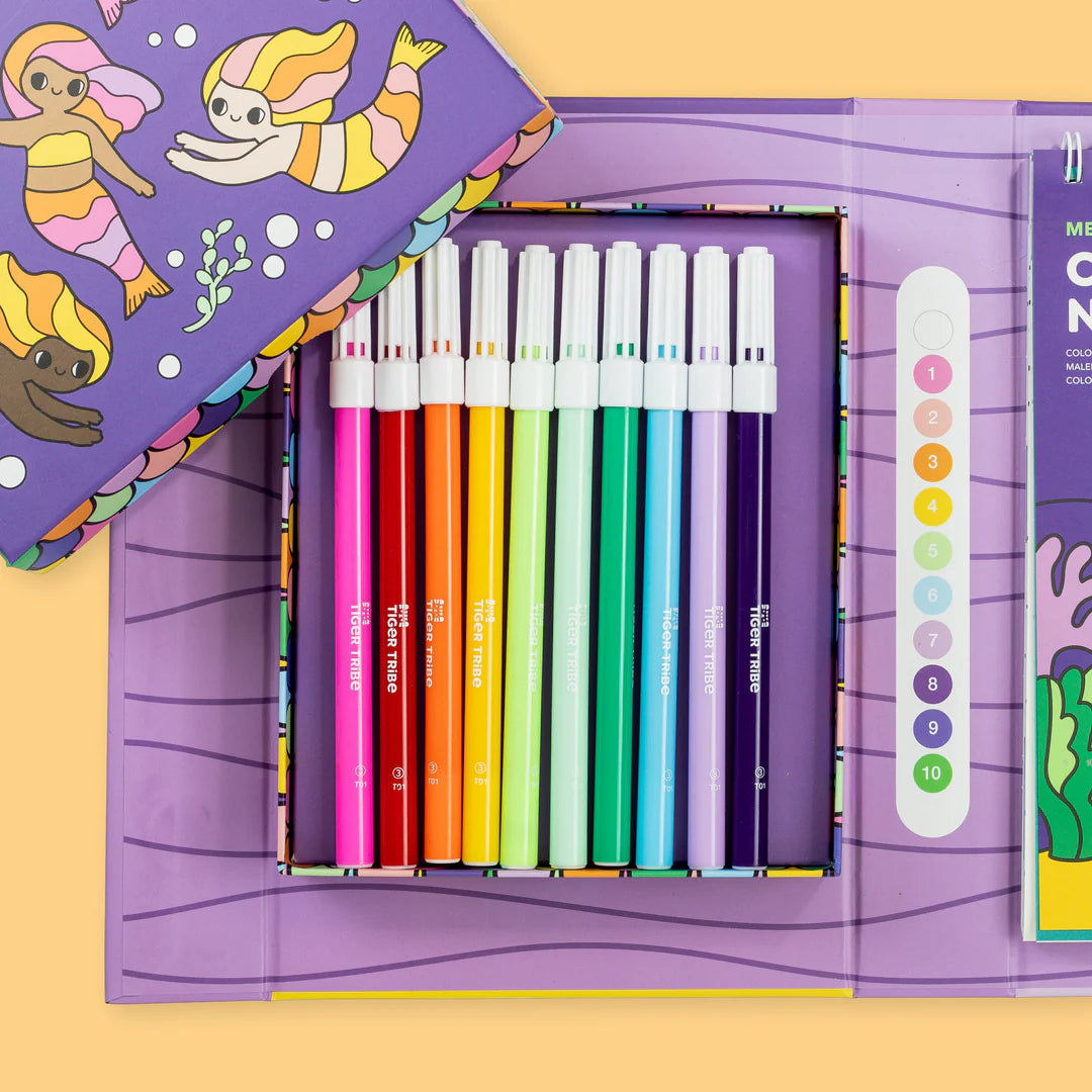 Colorear por Números – Sirenas y Amigos