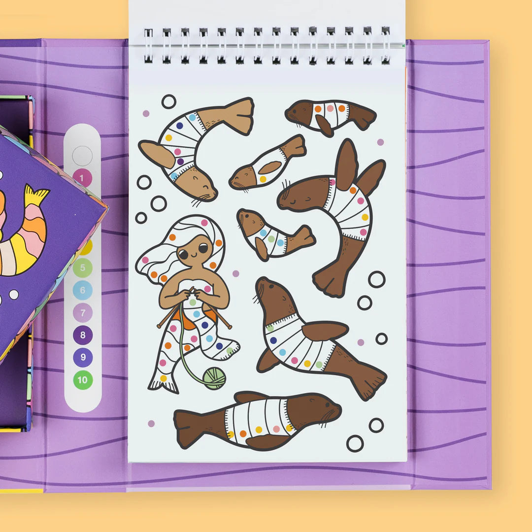 Colorear por Números – Sirenas y Amigos