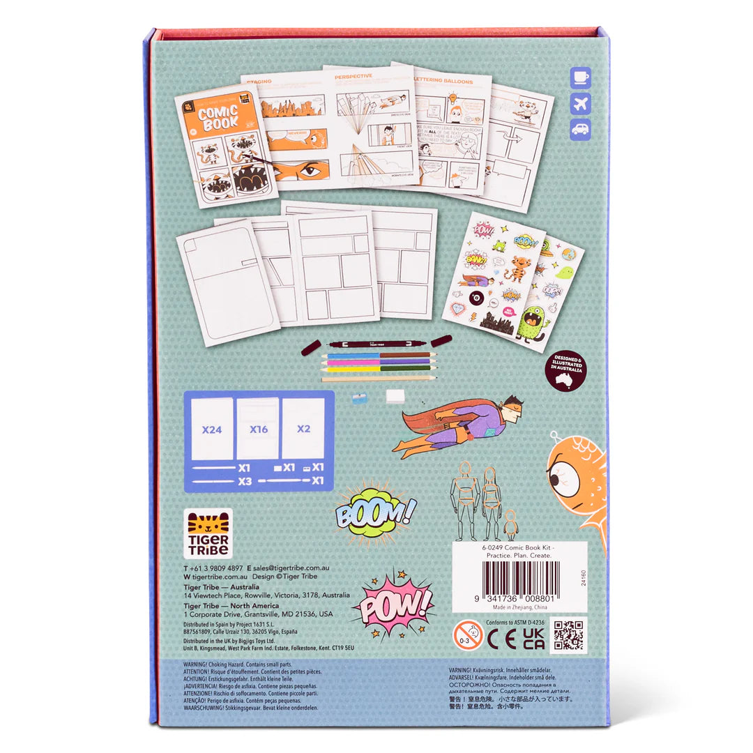 Kit para Crear Cómics – Practicá. Planeá. Creá