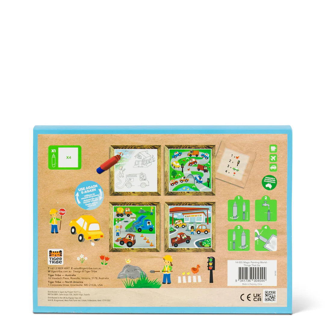 Mundo de Pintura Mágica – Vehículos en Acción