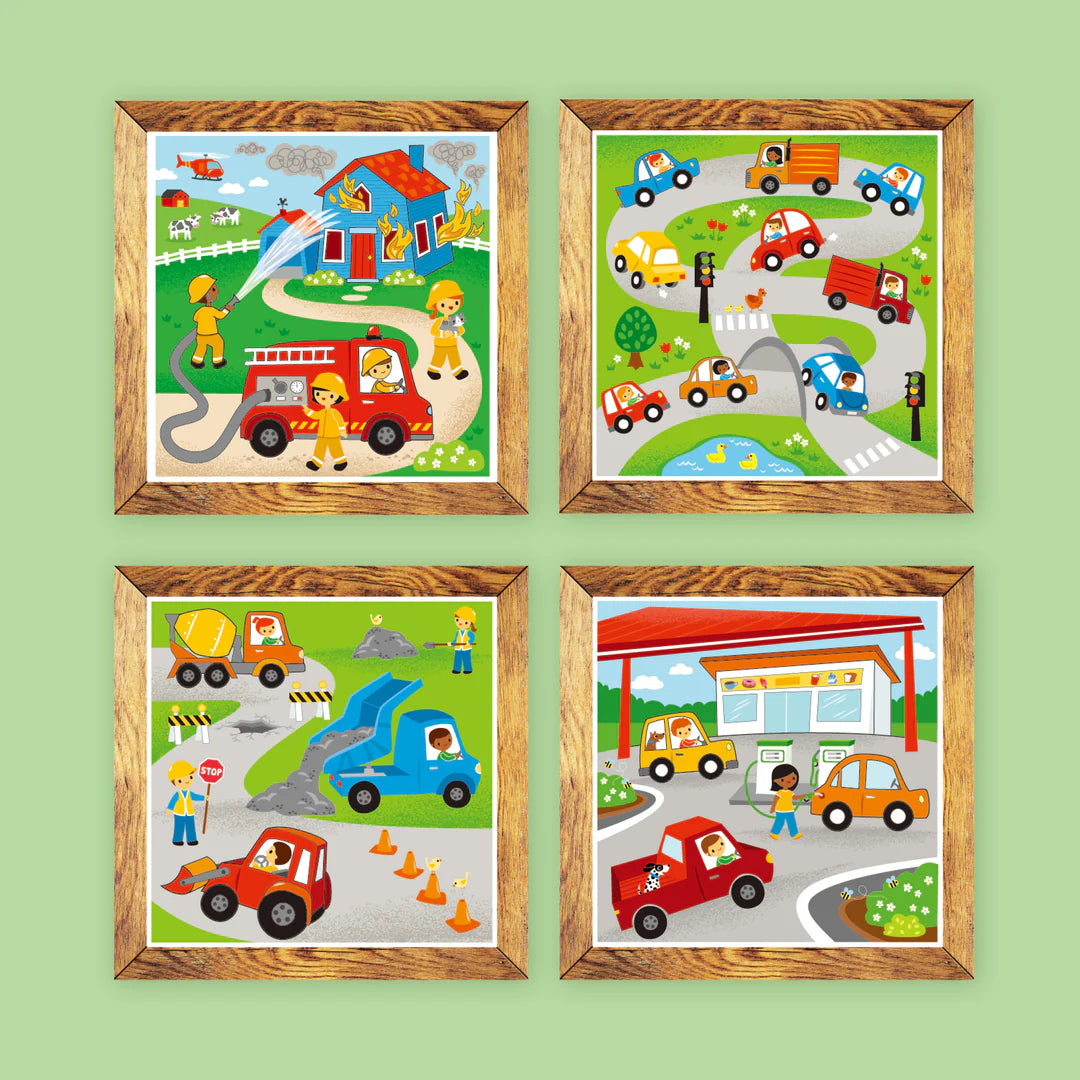 Mundo de Pintura Mágica – Vehículos en Acción