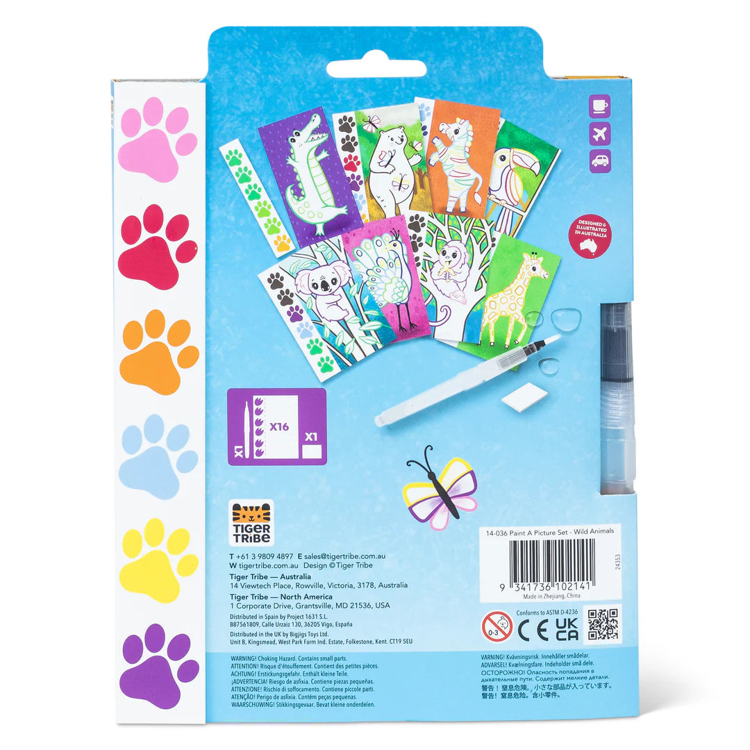 Set Pinta un Cuadro – Animales Salvajes