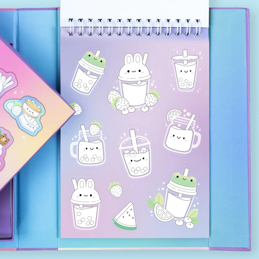 Pilas de Stickers Aromatizados – Postres Soñados