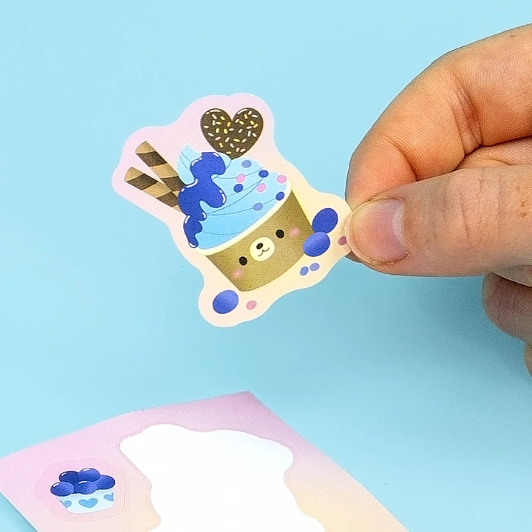 Pilas de Stickers Aromatizados – Postres Soñados