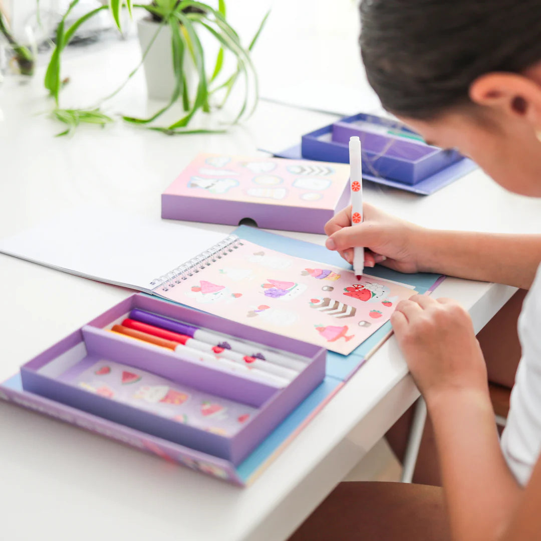 Pilas de Stickers Aromatizados – Postres Soñados