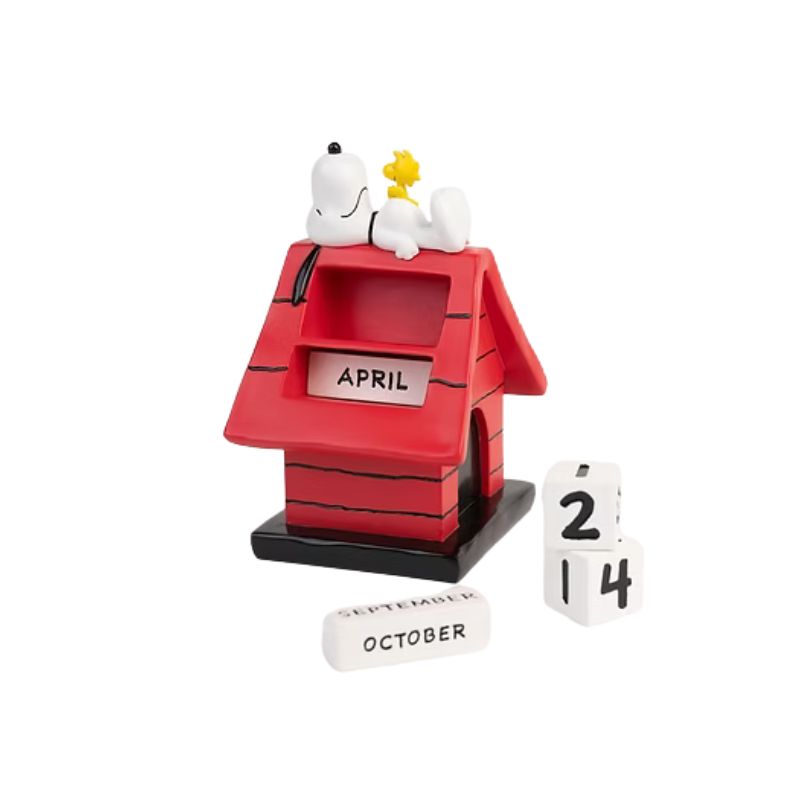 Calendario Perpetuo 3D Casa de Snoopy