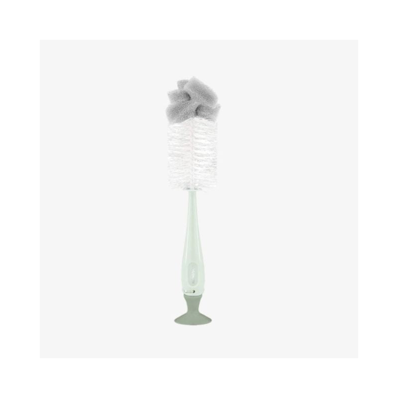 Cepillo 2 en 1 para Mamaderas con Limpiatetinas Mint