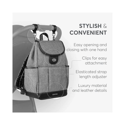 Mochila maternal Morice Grey