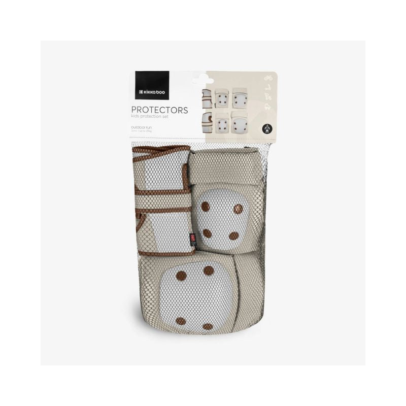 Protectores para rodillas y codos Beige