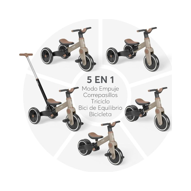 Triciclo 5in1 Flash Beige